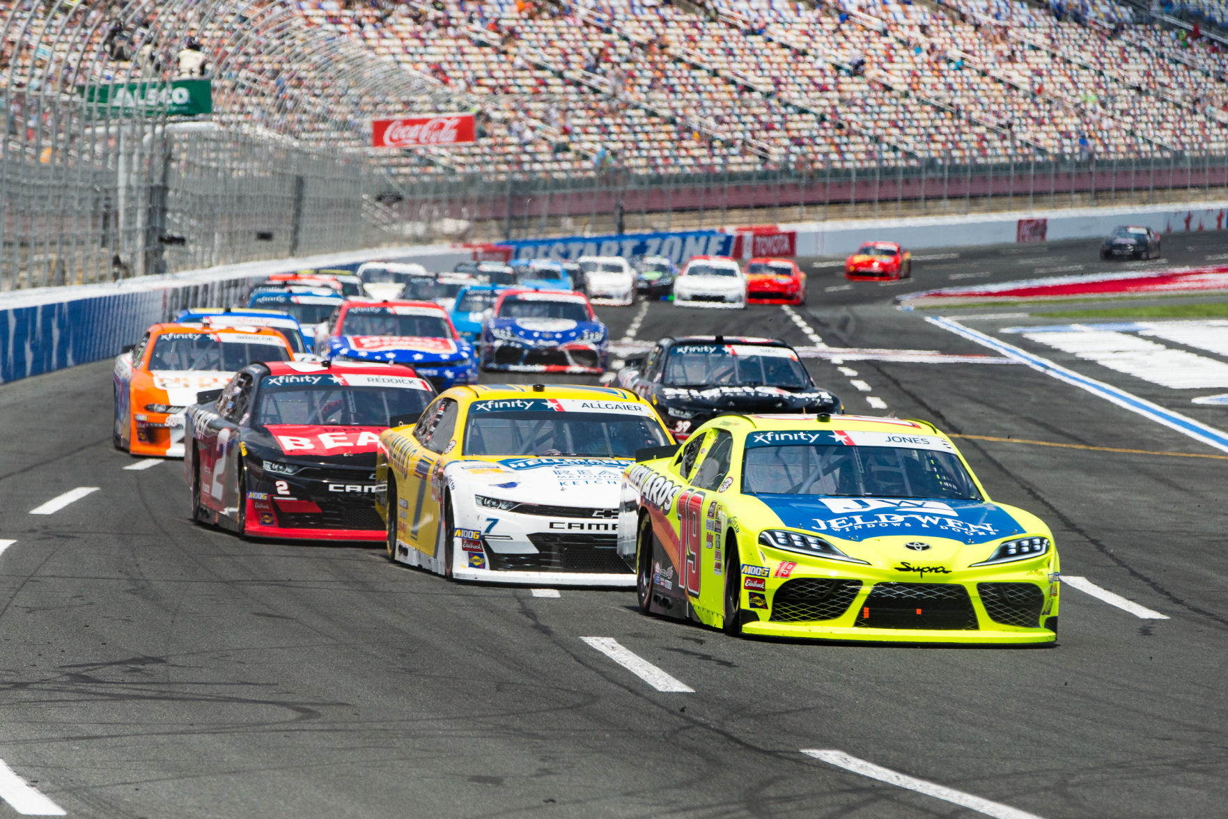 NASCAR's Xfinity Series 38th Annual Alsco 300 action on Saturday at Charlotte Motor Speedway.